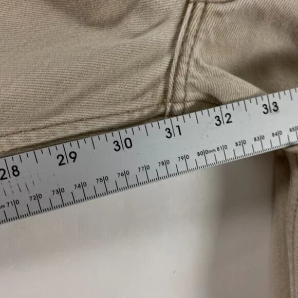 Levi's Men's Straight Jeans in Beige - Picture 8 of 10